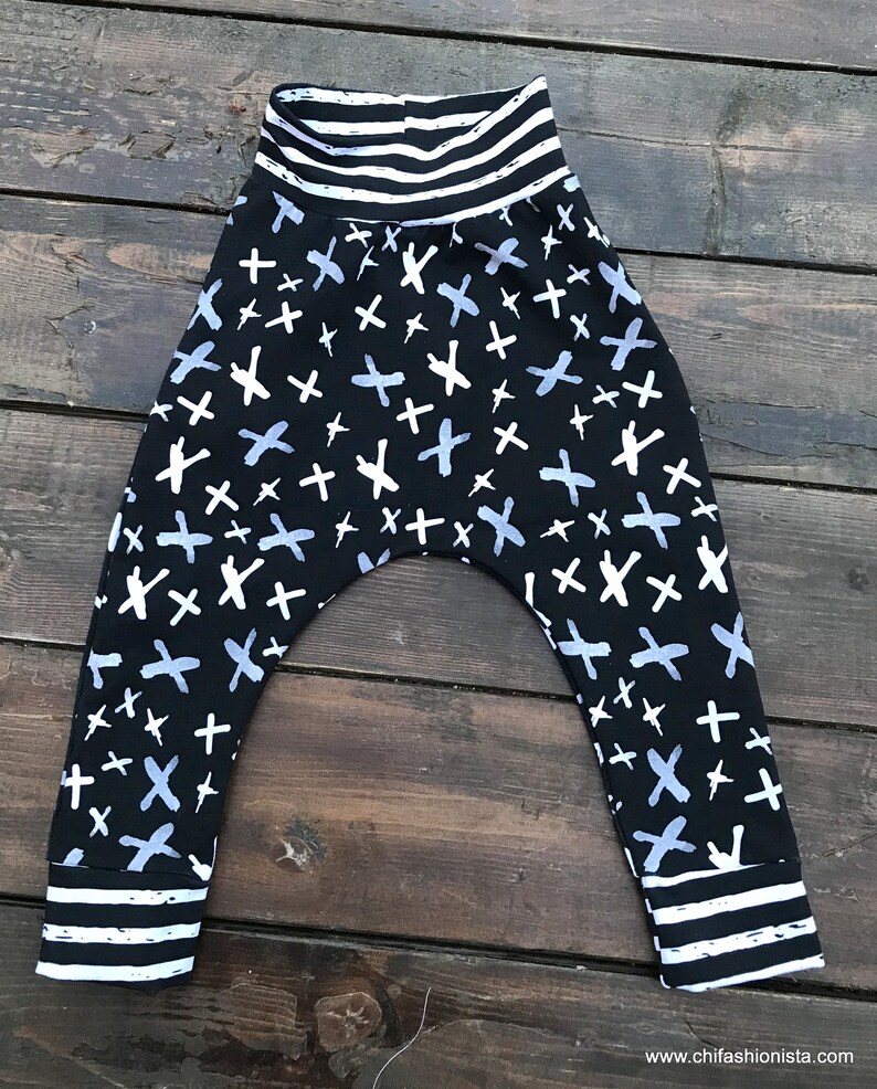 Preschool Dropout Hipster Toddler Monocrhome Harem Pants Vinyl Shirt Home School Hipster Harems Toddler Outfit Toddler Style