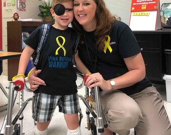 Spina Bifida Warrior/ Spina Bifida Awareness/ Spina Bifda Shirt/ Spina Bifida Awareness Month/ Special Needs Kids/ Medically Fragile Kid