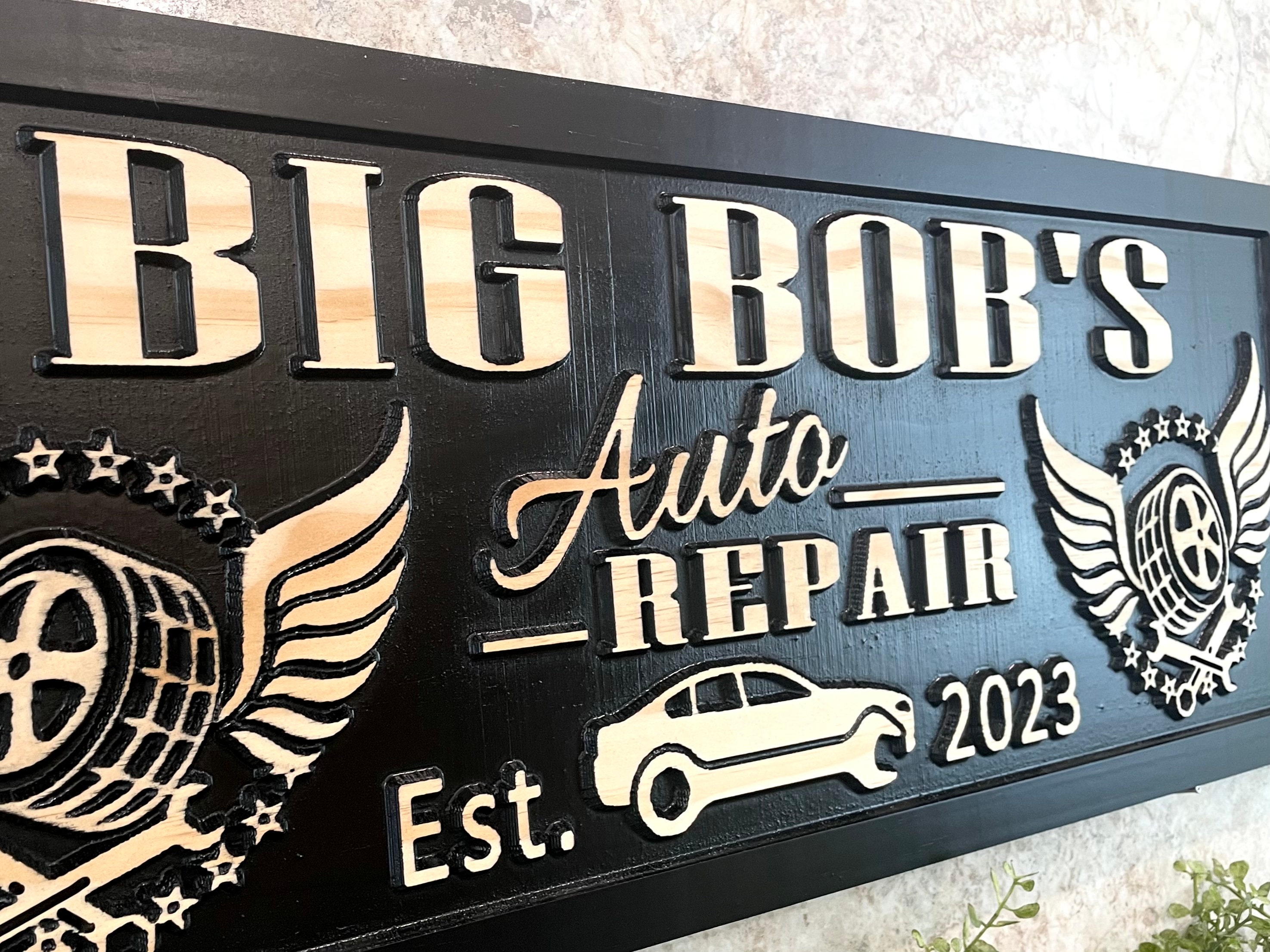 automotive repair signs