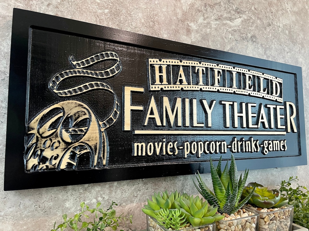 Mave Signs Personalized Movie Theater Signs – UMMLR