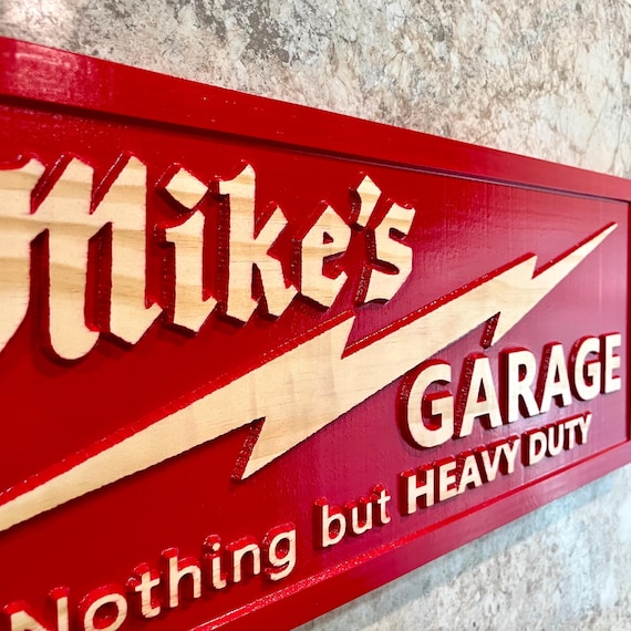 Tool Shop Workshop Sign Man Cave Red Milwaukee Garage Gift for Dad Fathers Day Gifts Packout Heavy Duty Christmas Gifts for Him Boyfriend