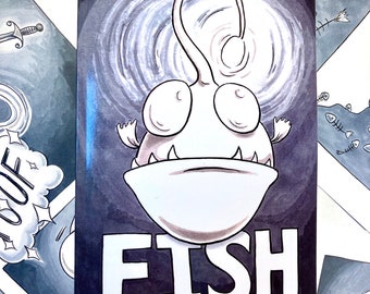 FISH - The Comic - with Glow-in-dark Sticker!