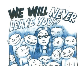 PDF - We Will Never Leave You  - coloring comic