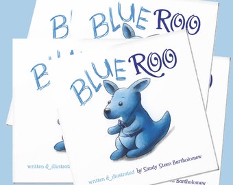 Bulk/Resale - BLUE ROO by Sandy Steen Bartholomew - original picture book comic book