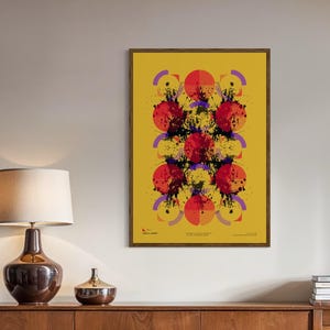 FIESTA SPIRIT - Arte astratta, Arte moderna, Poster moderno, Arte moderna, Poster di design, Geometrie astratte, Poster,