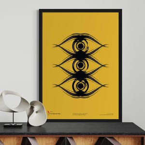 EYE OF REFLECTION V - Arte astratta, Arte moderna, Poster moderno, Arte moderna, Poster di design, Geometrie astratte, Poster,