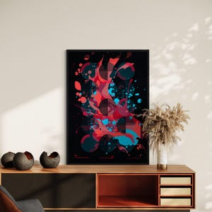 ESPLOSIONE DELL'UNIVERSO - Arte astratta, Arte moderna, Poster moderno, Arte moderna, Poster di design, Geometria astratta, Arte ottica, Poster