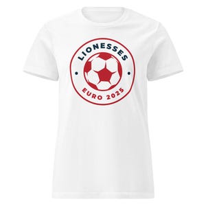 Camiseta feminina das Lionesses da Inglaterra para a Eurocopa 2025