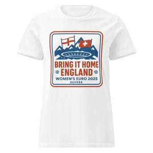 Camiseta feminina da seleção inglesa de futebol Euro 2025