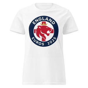 Camiseta de futebol feminina da Inglaterra para a Eurocopa 2025