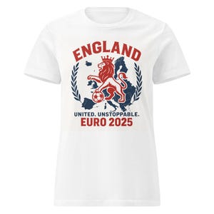 Camiseta feminina das Lionesses da Inglaterra para a Eurocopa 2025