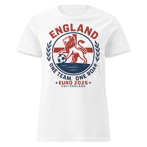 Camiseta feminina da seleção inglesa de futebol Euro 2025