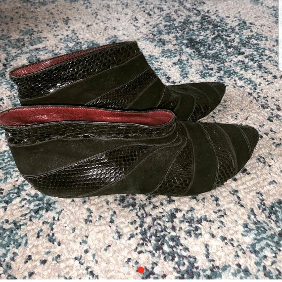 MARC JACOBS Black Ankle Boots - Etsy