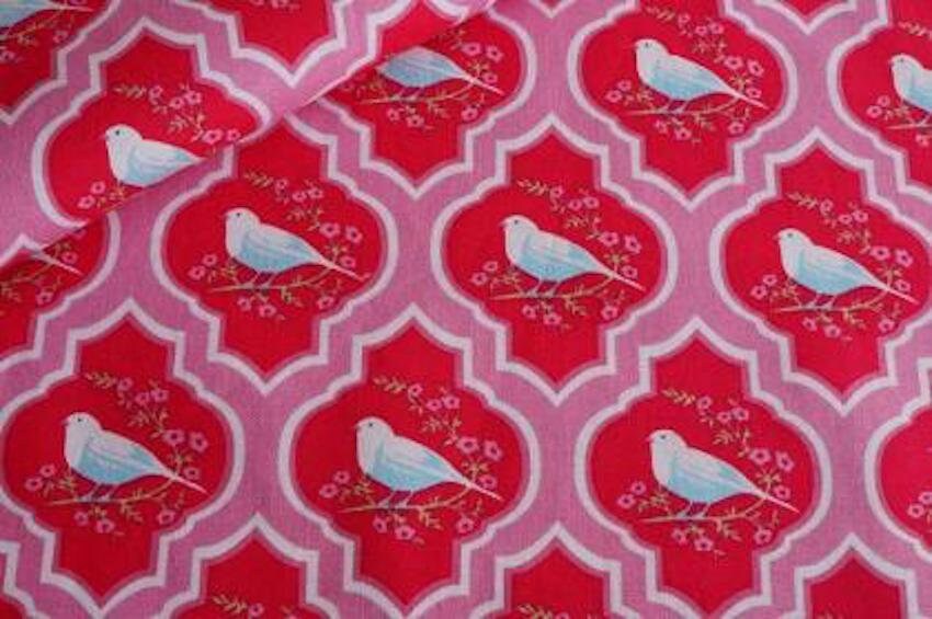 Tilda Bird Christmas Quilt Fabric by Tone Finnanger Out of Etsy Australia
