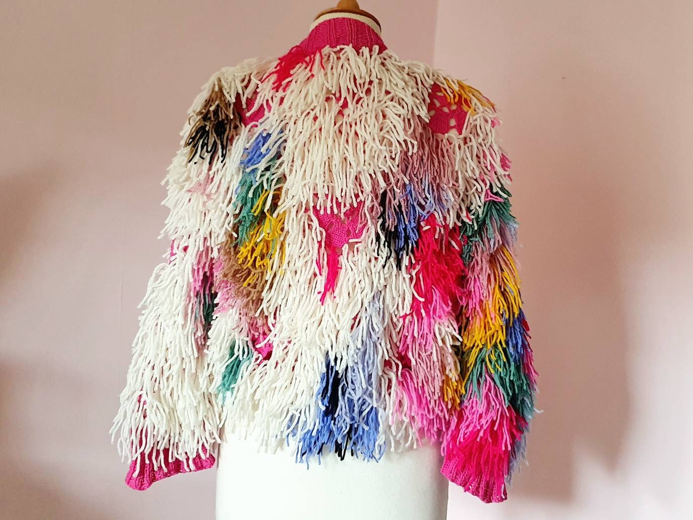 Fringe Cardigan - Etsy