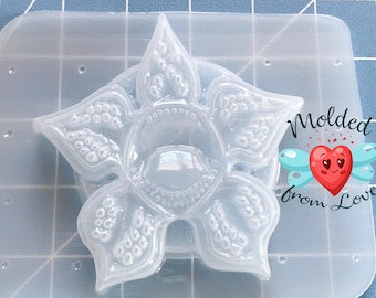Strange Man Eating Flower Handmade Plastic Mold BathBomb Mold | Plastic Mold | Soap Mold | Chocolate  Mold | Candle Mold