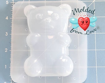 XL Candy Bear Handmade Plastic Mold BathBomb Mold | Plastic Mold | Soap Mold | Chocolate  Mold | Candle Mold