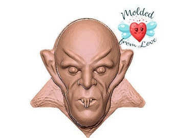 Horror Series Vampire Handmade Plastic Mold BathBomb Mold | Plastic Mold | Soap Mold | Chocolate  Mold | Candle Mold