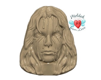 Bloody Prom Queen Handmade Plastic Mold/ BathBomb Mold | bath bomb Mold | Soap Mold | Chocolate  Mold | wax mold/mold mold/bathbomb