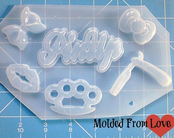 Marilyn Pinup Girl Flexible Resin Mold Craft Supplies Marilyn Pinup Girl Flexible Resin Mold Craft Supplies