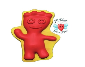 Sour Candy Kid hecho a mano molde de plástico / molde de bomba de baño / molde de jabón / molde de chocolate / molde de vela / molde de yeso / molde de resina / molde de arcilla / bomba de baño