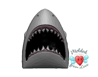 SHARRRRKKK!  Handmade Plastic Mold BathBomb Mold | Plastic Mold | Soap Mold | Chocolate  Mold | Candle Mold