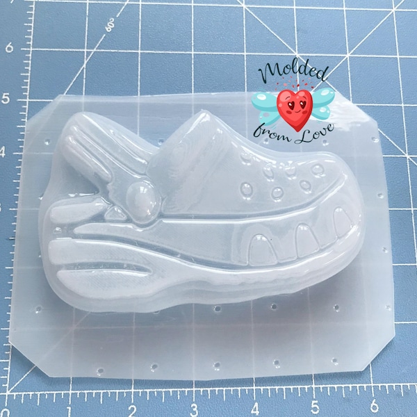 Plastic Slip On Shoe  Soap Or Bath Bomb/Chocolates/Wax/Clay/Plaster Handmade Plastic Resin Mold
