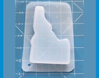 State Of Idaho Shape Soap Or Bath Bomb Handmade Plastic Resin Mold
