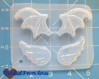 Jody&#39;s New Bat wings and Kawaii Wings Set Handmade Plastic Mold