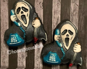 Version 1 or 2 No, You Hang Up First! Soap Or Bath Bomb Handmade Plastic Mold Scream