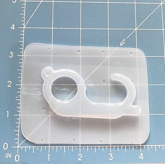 Candle Making No Touch Door Hook Handmade Flexible Plastic Resin Mold