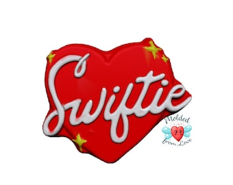 Swiftie Heart Handmade Plastic Mold/Bathbomb/Bathbomb Mold/Bath Bomb Mold/Soap mold/Clay Mold/Wax Mold/Chocolate Mold/Plaster Mold