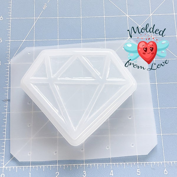 Shine Bright Like A Diamond Handmade Plastic  Mold| Bath Bomb Mold | Soap Mold | Wax Mold| Chocolate Mold  | Plaster Mold| craft mold