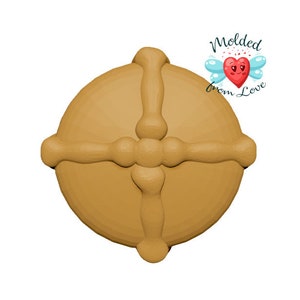Pan De Muerta Sabão/Chocolate/Cera/Argila/Gesso Molde Plástico Feito à Mão