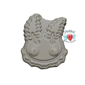 Kawaii Mysterious Mothman head Soap Or Bath Bomb/Chocolates/Wax/Clay/Plaster Handmade Plastic Resin Mold