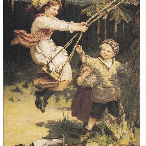 Advertisement, Pears’ Soap, After School, 1893, Reproduction Print, Bookplate, Unframed