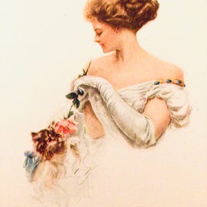 ODD MOMENTS, Harrison Fisher’s American Girls, 5” x 7.75”, Antique Book Print , Unframed, Victorian Age Fashion Art, Printed in 1912