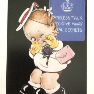 Mabel Lucie Attwell, Childrens Print, Vintage Bookplate, Bookpage Print, Nursery Print, Baby Gift, Unframed Book Print