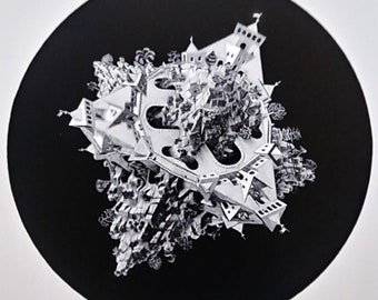 M. C. Escher, Knots, Modern Art, Graphic Art, Unframed Vintage Book ...