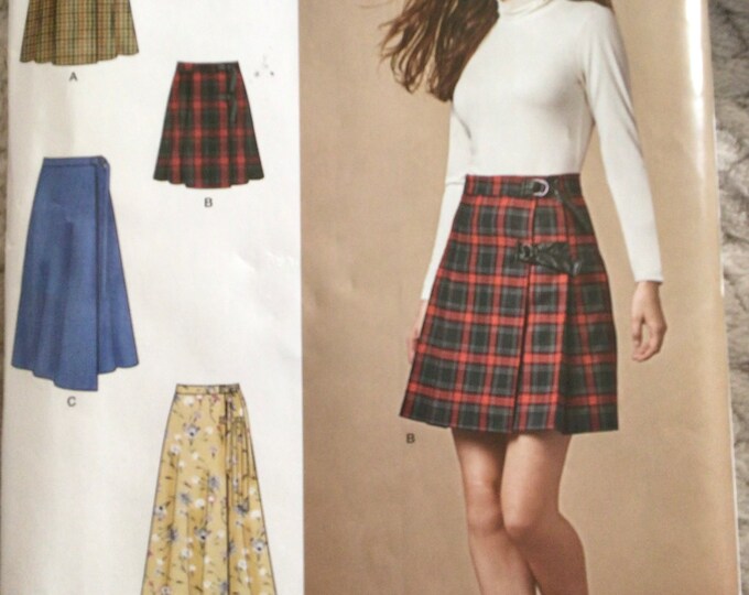 Simplicity Patterns R11174 Simplicity R11174, Uncut Sewing Pattern, Misses Wrap Skirts in 2 ...