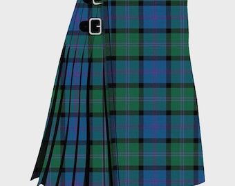 Handmade MacThomas Ancient Tartan Kilt: Made With acrylic Wool - 8 Yard Kilt For Men |