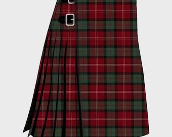 Nisbet Muted Tartan Kilt: Traditionelles Highland Stil, 8 Meter