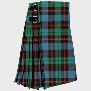 Highland Traditional Guthrie Ancient Tartan kilt - Men&#39;s  Handmade 8 yards - Clan Guthrie Kilt For Men - Highland Kilt Shop