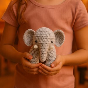 Elephant Amigurumi Crochet Pattern PDF – Easy Stuffed Animal Tutorial for Beginners image 3