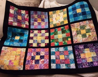 Batik Lap Quilt - Etsy