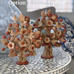Árbol de Vida from Santa María Atzompa Oaxaca – Barro Rojo Tree of Life Sculpture – Handmade Mexican Folk Art by Colores del Suelo image 2