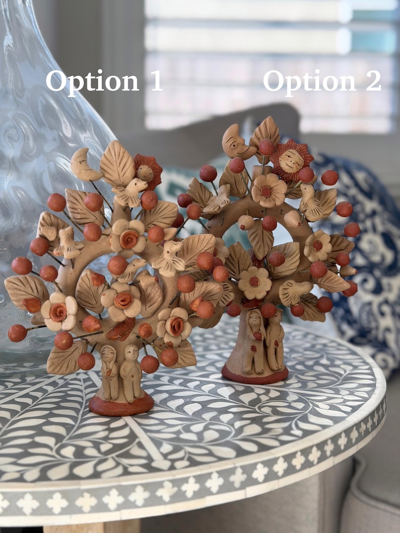 Árbol de Vida from Santa María Atzompa Oaxaca – Barro Rojo Tree of Life Sculpture – Handmade Mexican Folk Art by Colores del Suelo image 2