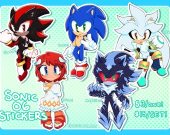 Sonic 06 Character stickers!