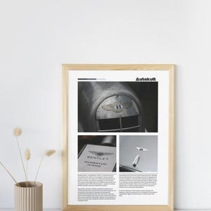 Bentley Poster - British Elegance