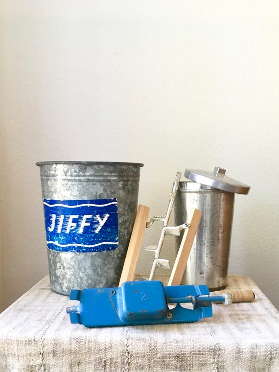 Ancienne Sorbetière à Manivelle Jiffy 1 Quart - Vintage USA - Fonctionne Parfaitement
